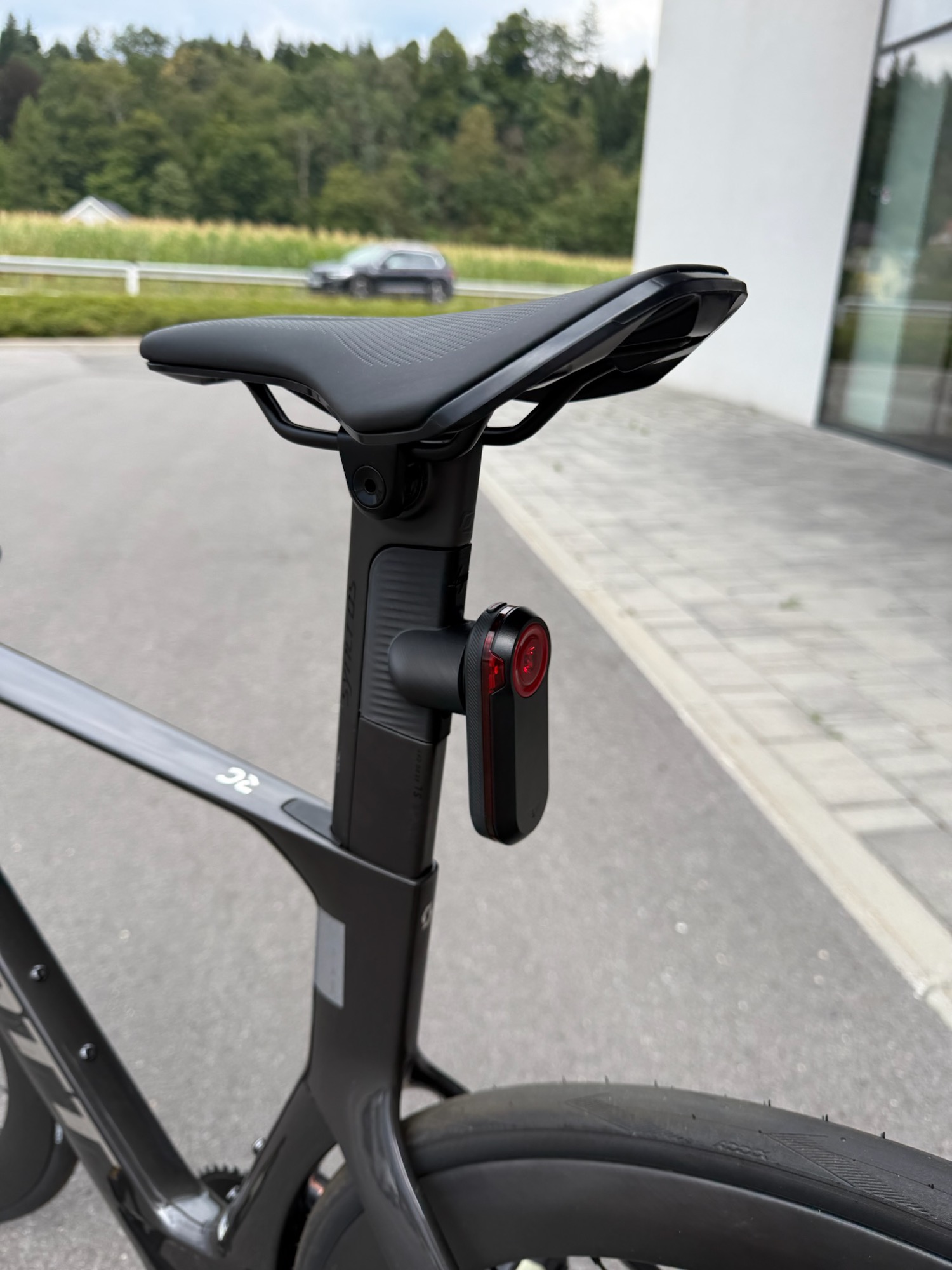 Mount fitted on a Scott Foil RC seatpost